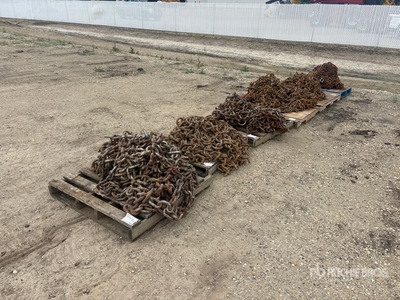Quantity of (6) Pallets of Tire Chains for Skidder Tyres