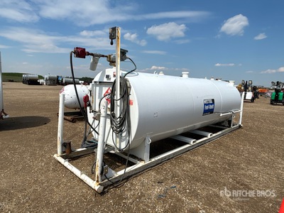 2012 Westeel 11000 L Skid Mounted Steel Fuel Tank