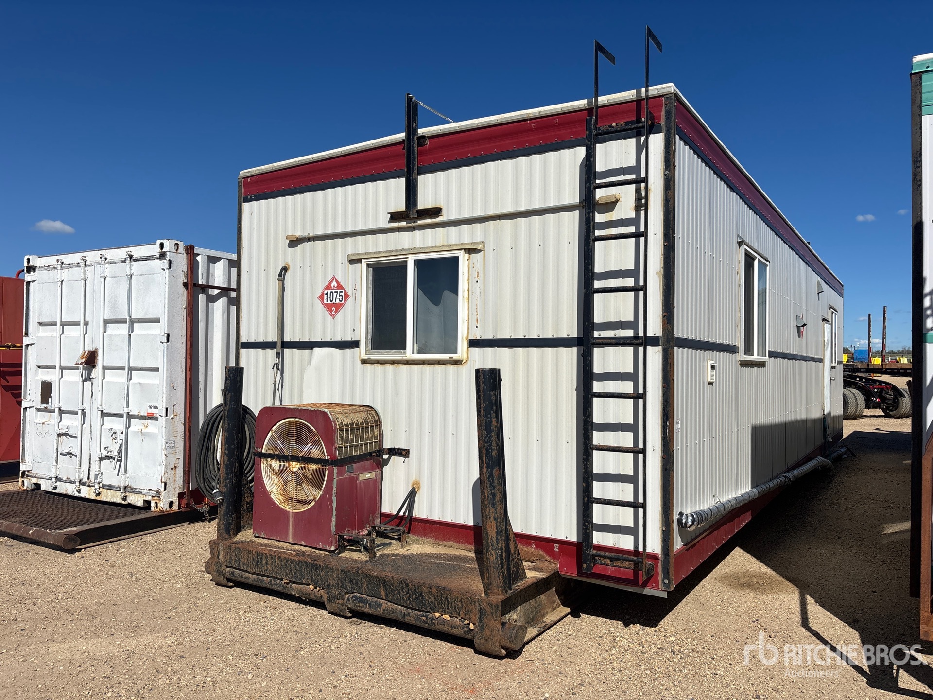 1980 All-Fab 33 ft x 12 ft 1 Person Skid-Mounted Wellsite
