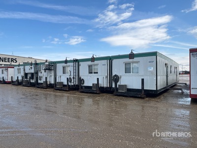2001 Atco 6 Unit 54 ft 27 Person Skid-Mounted Camp mobile