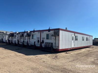 2002 Shanco 5 Unit 56 ft 19 Person Skid-Mounted Double-Ended 5 Unit Camp Mobile Camp