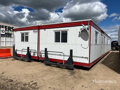 1999 Shanco 2 Unit 65 ft x 26 ft 10 Person Skid-Mounted Double-Ended 2 Unit Camp Mobile Camp