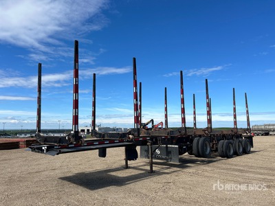 2022 Cross Country 50 ft Quad/A Hayrack Log Trailer