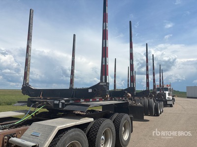 2022 Cross Country 49 ft Quad/A Hayrack Log Trailer