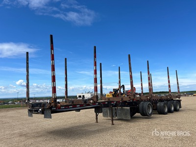 2020 Gerrys 50 ft Quad/A Hayrack Log Trailer