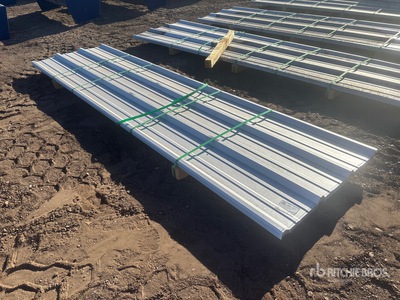 Quantity of (50) Kit Containers Steel R Panel 12 ft Steel R Panel