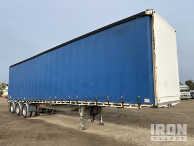 2007 Barker 13.4 m Tri/A Remorque pour rideaux latéraux
