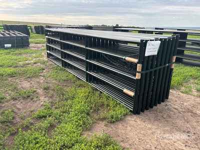 Quantity of (16) 2026 BYT MRG160 16 ft x 4 ft Steel Heavy Duty Magnum Livestock Gate (Unused)