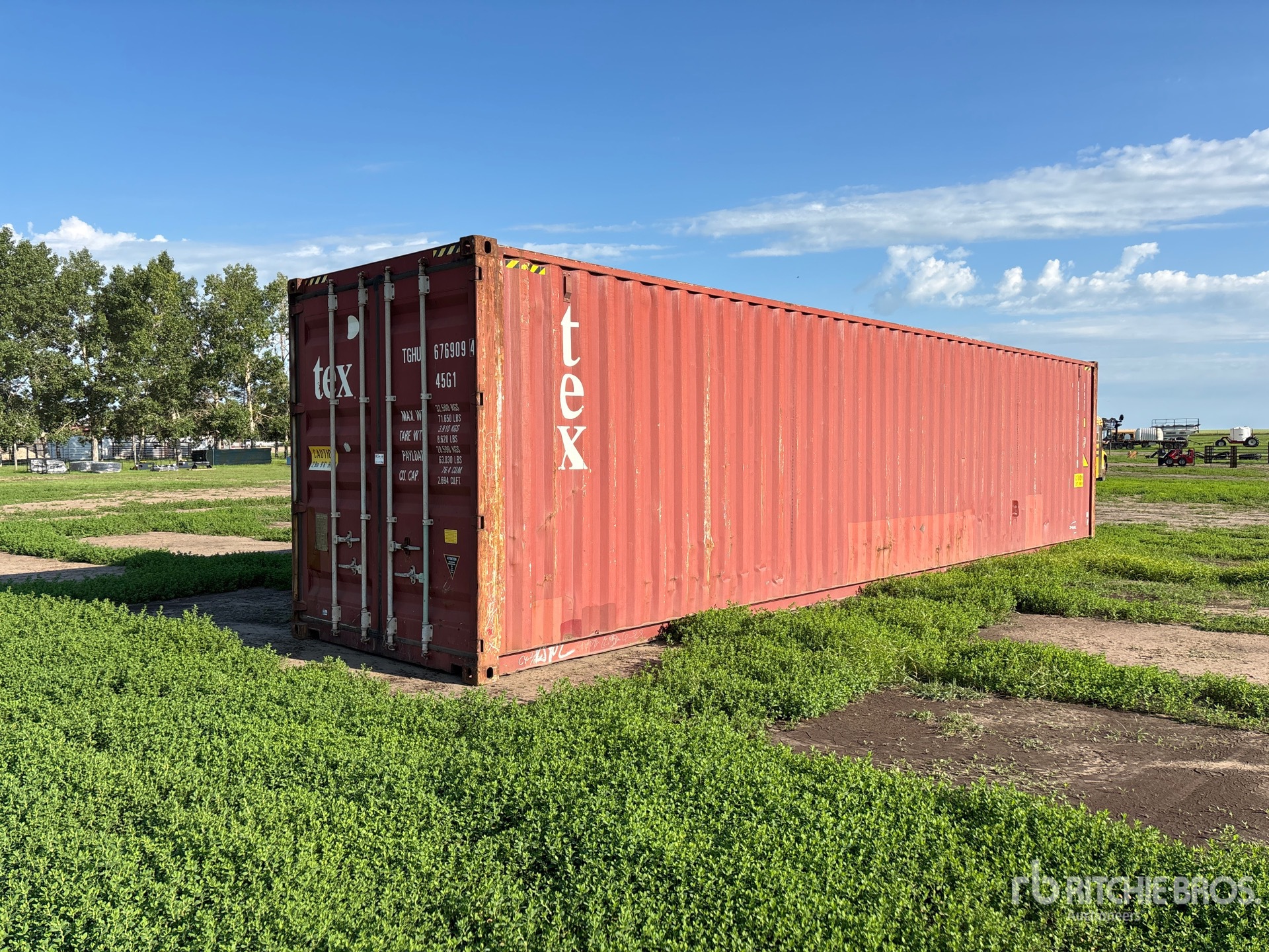 2011 40 ft High Cube Storage Container