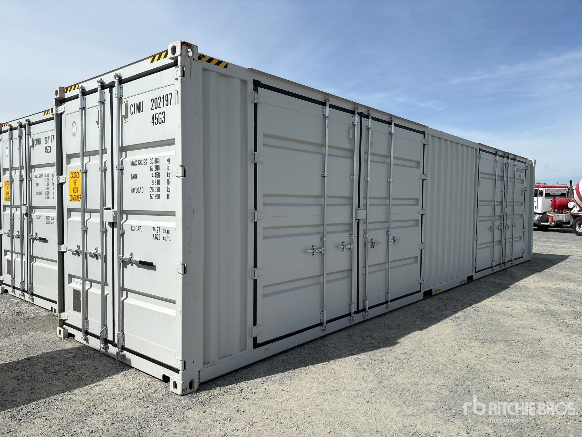 2026 40 ft High Cube Multi-Door Storage Container