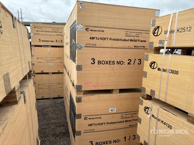 2026 KJ K5100 49 ft x 103 ft Prefabricated Metal Frame Budynek magazynowy (Unused)