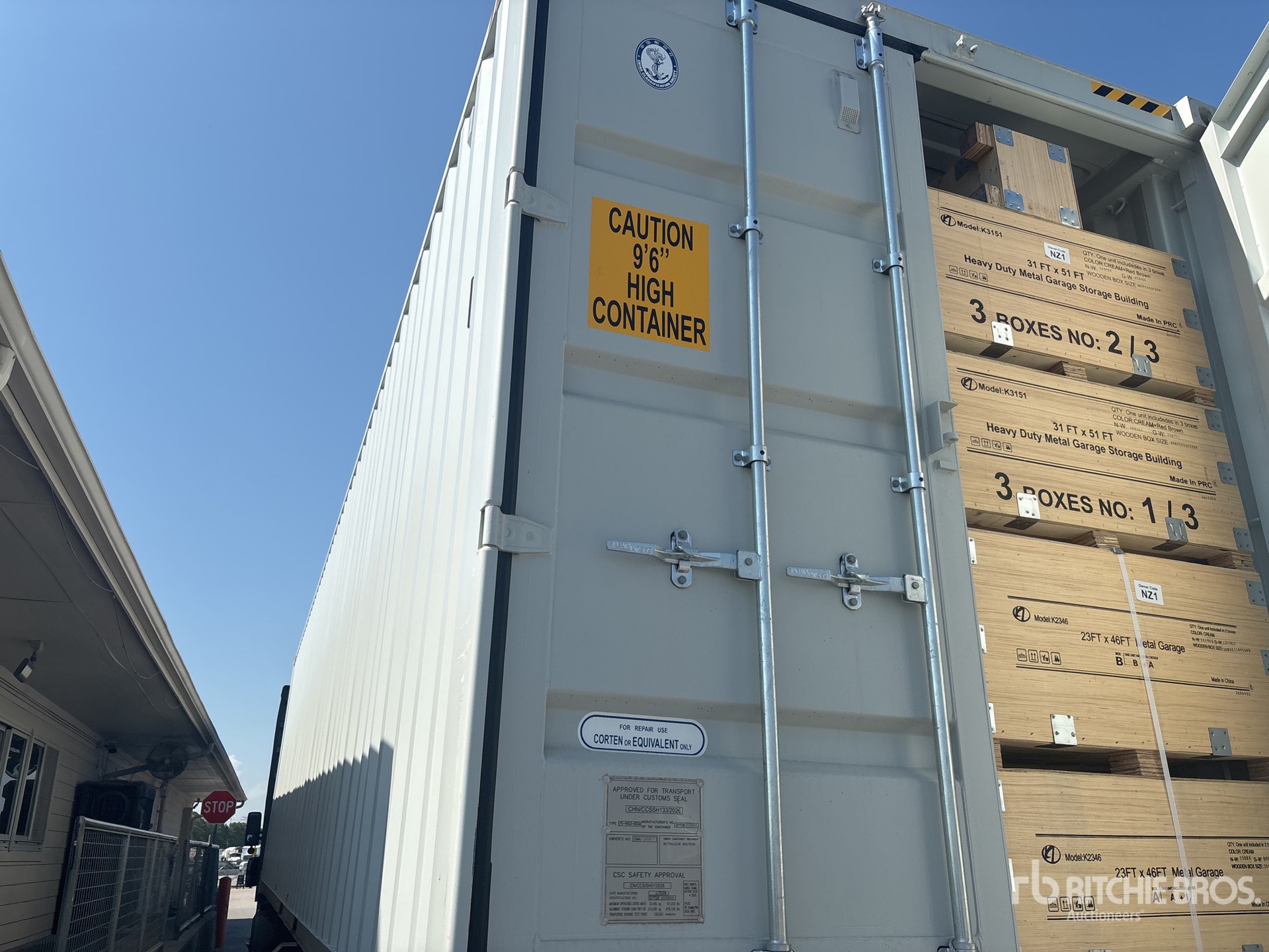 2026 40 ft One-Way High Cube Multi-Door Storage Container