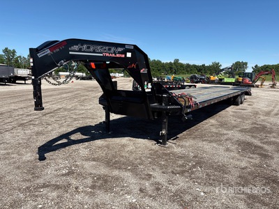 2025 Horizon FHZGN-10MR 25000 lb 40 ft T/A Gooseneck Remolque Portamaquinaria