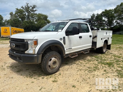 2021 Ford F-550 XL 4x4 Crew Cab Utility Truck