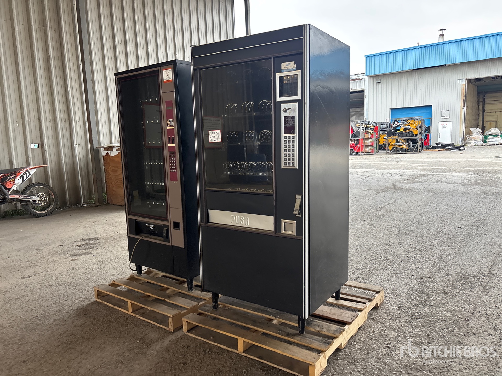 Quantity of (2) Vending Machines