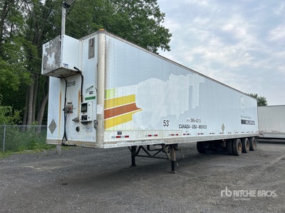 2003 Manac 53 ft x 102 in Tri/A Heated Van Trailer