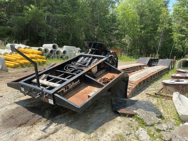2007 Talbert 55 ton Tri/A Lowboy Trailer