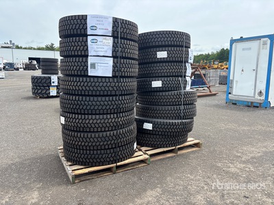 Quantity of (16) 11R22.5 Megamile ATD Tires (Unused)