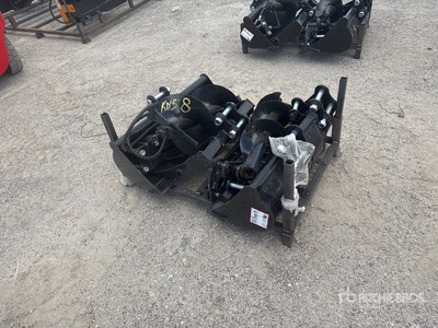 Quantity of (10) 2026 STARVOX 12EX-ASA Mini Excavator Attachments (Unused)