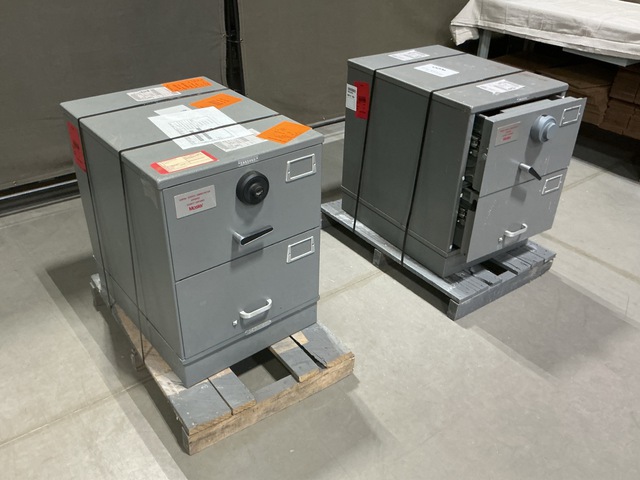 (2) Mosler Filing Cabinet Safes