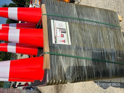 Quantity of (250) 2026 STARVOX TC-250P 28 in PVC Safety Pachołki drogowe (Unused)