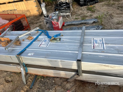 Quantity of (200) 2026 STARVOX S3048B Corrugated Steel Panels (Black) Divers  (Unused)