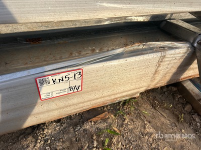 Quantity of (200) 2026 STARVOX S3048Y Corrugated Steel Panels (Silver) Divers  (Unused)