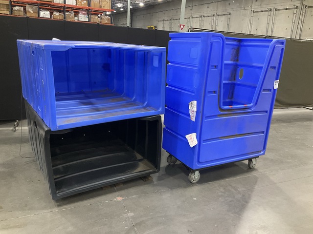 (3) Storage Bins