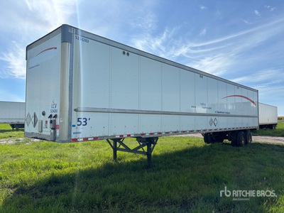 2014 Vanguard 53 ft x 102 in T/A Van Trailer