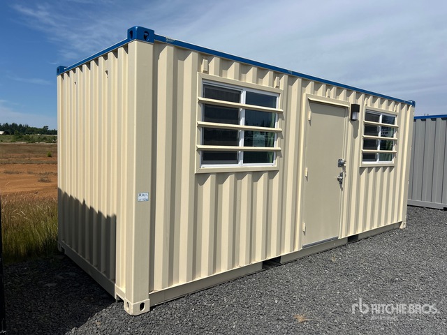 2025 20 ft Skid-Mounted Container Mobile Office (Unused)
