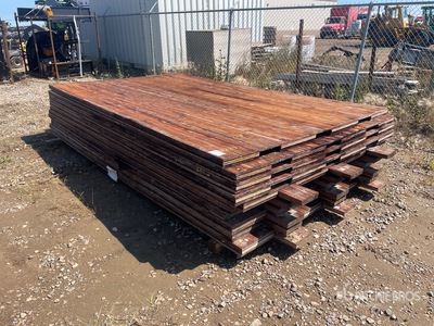 Quantity of (10) 12 Ft x 7 Ft Wood Access Rig Mats