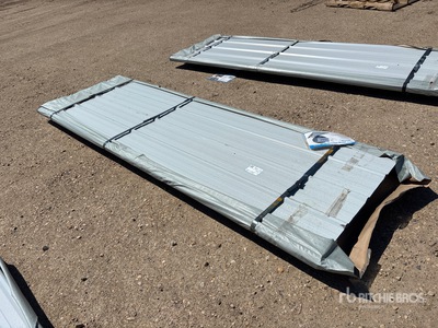 Quantity of (50) 2026 SKLP SK-XH50 10 ft x 3 ft Galvalume Steel Sheets (Unused)