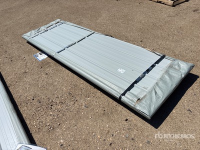 Quantity of (50) 2026 SKLP SK-XH50 10 ft x 3 ft Galvalume Steel Sheets (Unused)