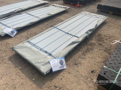Quantity of (50) 2026 SKLP SK-XH50 Galvalume Steel Sheets 9 ft 10 in x 3 ft (Unused)
