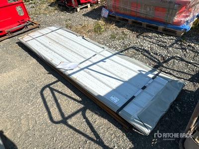 Quantity of (50) 2026 SKLP SK-XH50 10 ft x 3 ft Galvalume Steel Sheets (Unused)
