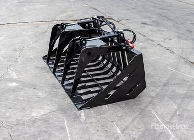 2026 GIYI GY-HWG72 72 in Skeleton Skid Steer Grapple Bucket (Unused)