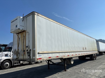 2013 Vanguard 53 ft x 102 in T/A Heated Van Trailer