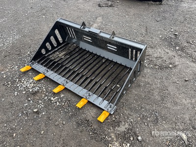 2026 GIYI GY-RB44 Skeleton Mini Skid Steer Bucket (Unused)