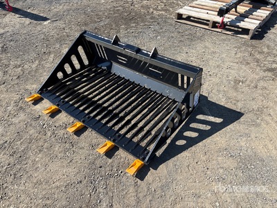 2026 GIYI GY-RB44 Rock Mini Skid Steer Bucket (Unused)