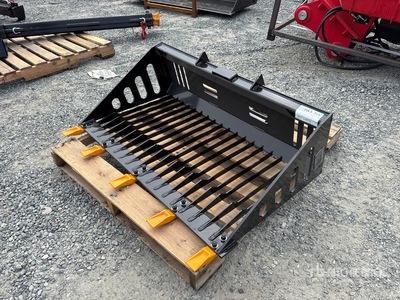 2026 GIYI GY-RB44 44 in Skeleton Mini Skid Steer Bucket (Unused)