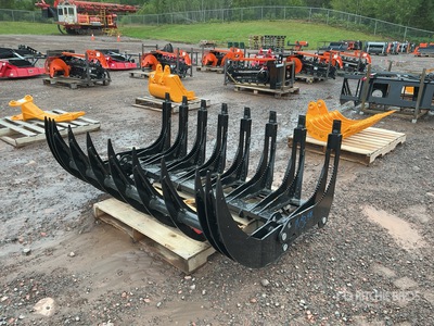 2026 GIYI GY-CLG72 72 in Log Skid Steer Grapple (Unused)