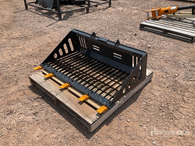 2026 GIYI GY-RB44 44 in 0.16 m3 Skeleton Mini Skid Steer Bucket (Unused)