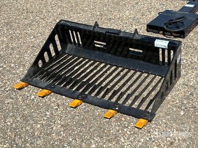 2026 GIYI GY-RB44 44 in 0.16 m3 Rock Mini Skid Steer Bucket (Unused)