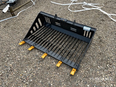 2026 GIYI GY-RB44 43 in Skeleton Mini Skid Steer Bucket (Unused)