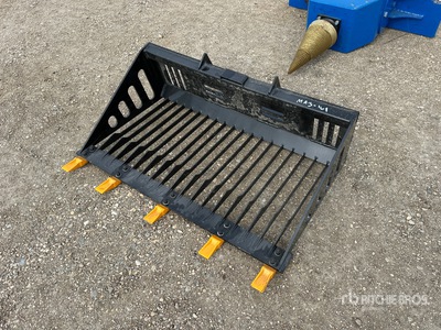 2026 GIYI GY-RB44 43 in Skeleton Mini Skid Steer Bucket (Unused)