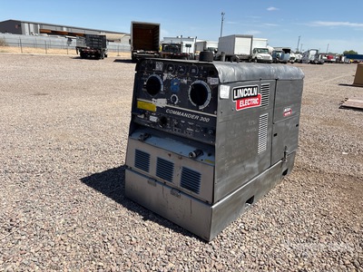 1999 Lincoln Commander 300 300 A Skid-Mounted Multi-Process Engine Driven Welder