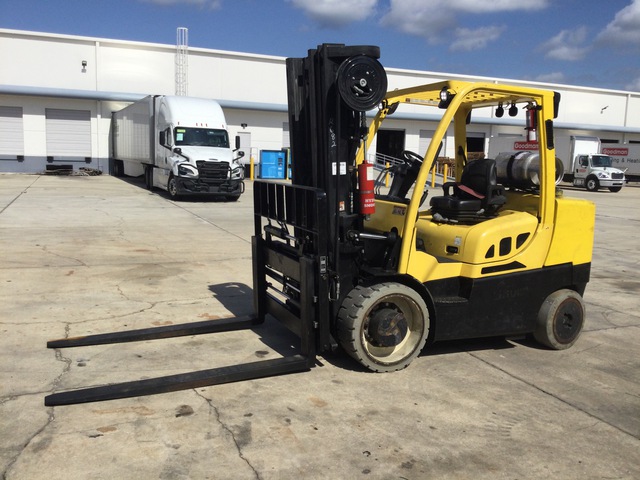1997 Hyster S155FT 13550 lb Cushion Tire Forklift