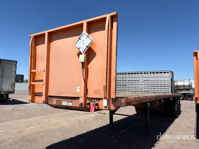 2018 Great Dane 36 ft T/A Flatbed Trailer