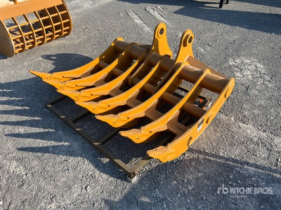 2026 GIYI GY-P320 Excavator Rake - Fits Cat 320 (Unused)