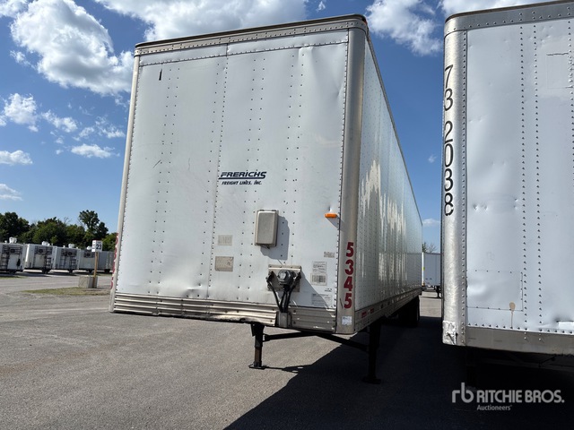 2008 Utility VS2DX 53 ft x 102 in T/A Van Trailer